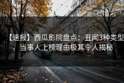 【速报】西瓜影院盘点：丑闻3种类型，当事人上榜理由极其令人揭秘